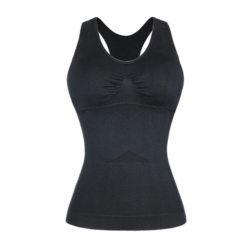 Built-in Removable Bra Pads Body Shaper Camisole