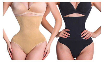 Where does the shapewear squeeze fat to?