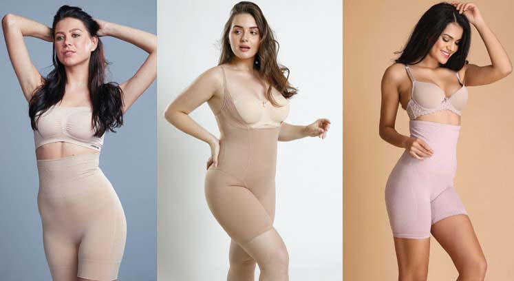 Different styles of shapewear