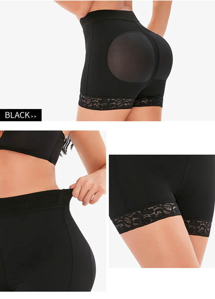 The details of high waist shaping shorts wholesale