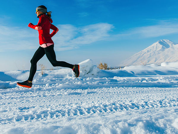 it is easier to lose weight in winter by running than in summer.