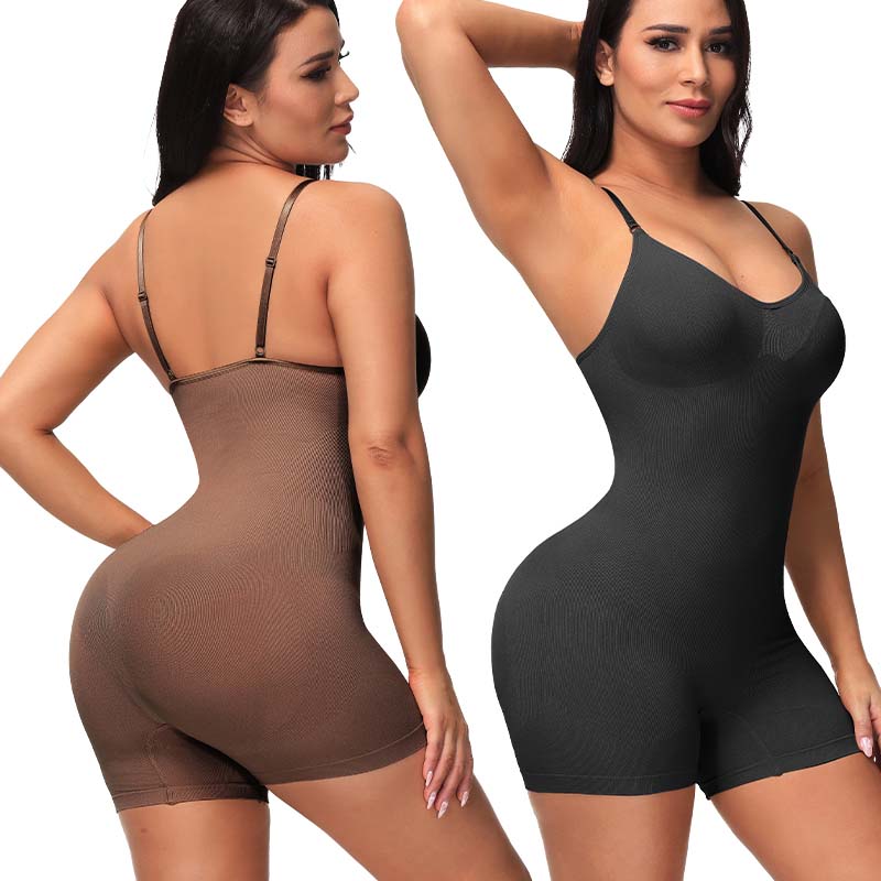 Seamless Bodysuits black and brown
