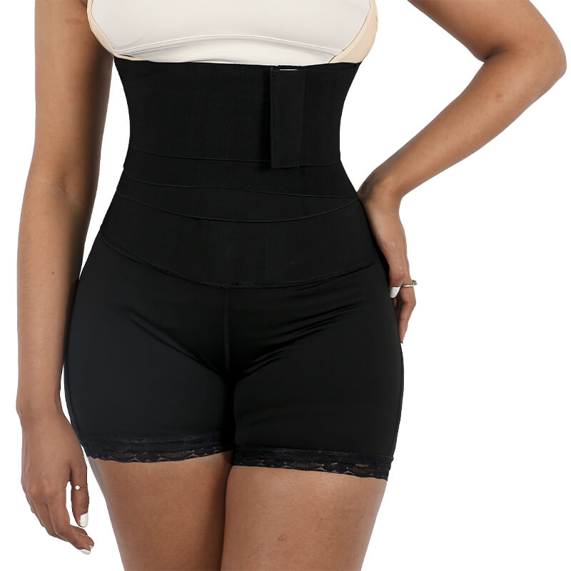 Body Shaper With Wrao Waist Belt